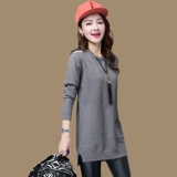 Осеннее длинное демисезонное трикотажное шерстяное платье, подходит для подростков, средней длины, коллекция 2022, в западном стиле