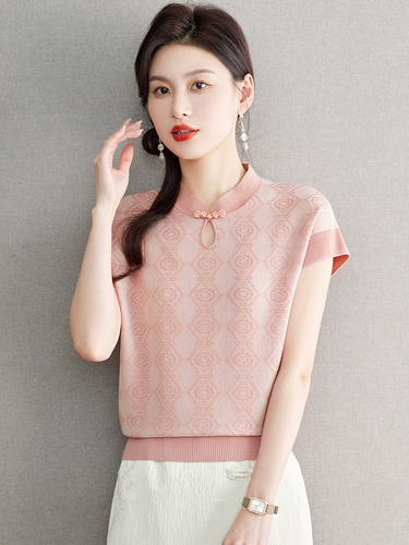 Футболка, рубашка, булавка, свитер, китайский стиль, свободный крой