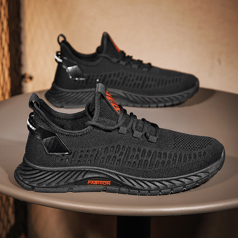 Men's shoes 2022 new autumn and summer casual all-match flying mesh sneakers men's running trendy shoes spring and autumn