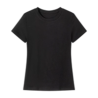 Черная футболка, короткий рукав