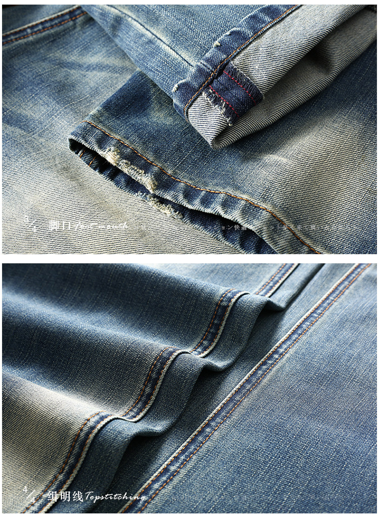 Jeans pour jeunesse droite en vrac en coton pour Quatre saisons - Ref 1478000 Image 51