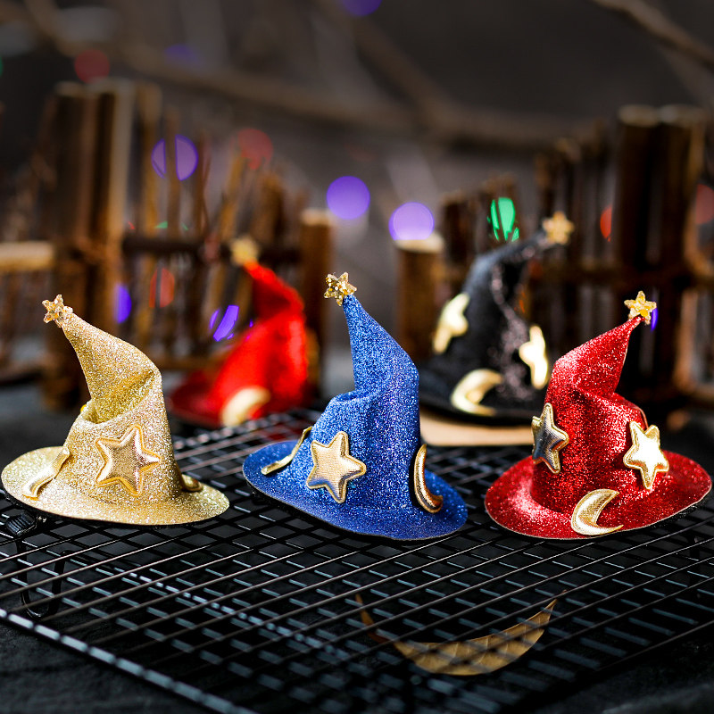 Halloween Barrette Cosplay Little Magic Hat Prom Party Party Headband Head Buckle Clip Dress Up Supplies