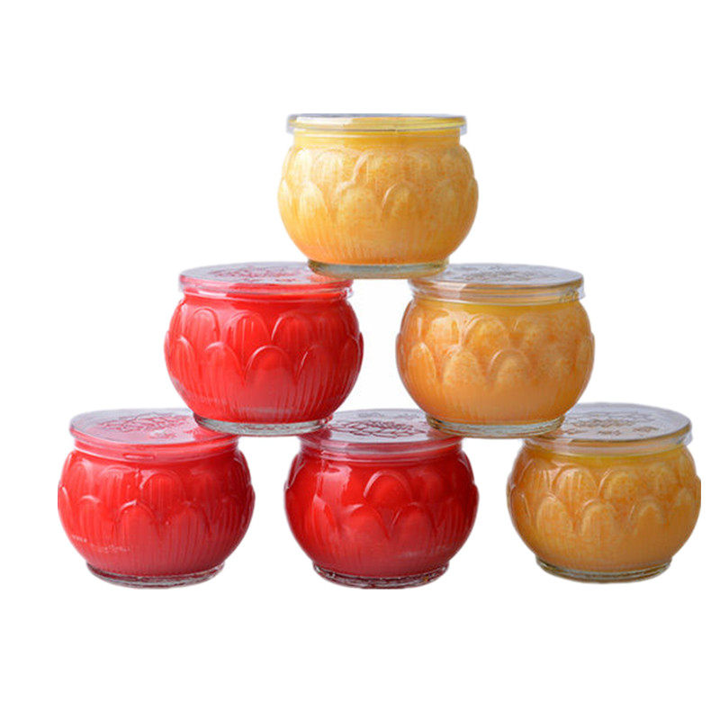 Smokeless butter lamp 24 hours flat lotus butter lamp environmental protection candle lamp long bright lamp for lamp Bodhi lamp