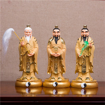 Jinshen Station Sanqing Daozu Statue Taixang Laojun Original Moral Lingbao Tianzun Buddha Statue Station Sanqing Daozu Resin