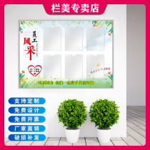 Employee Wind Picking Photos Wall Stickup Excellent Employees Display Cards Honours List Info Bulletin Board Creative Cultural Wall Customisation