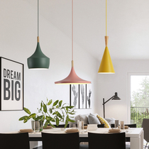 Nordic lighting creative restaurant chandelier personality dining table dining room aisle lamp warm and simple modern clothing store chandelier
