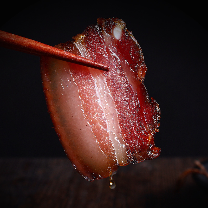 Guizhou Zunyi Special production of 5 flowers and cured meats 500g Chai Fire Smoke smoke Smell Earth Pork 1 Catty Marinated Meat Gourmet Food