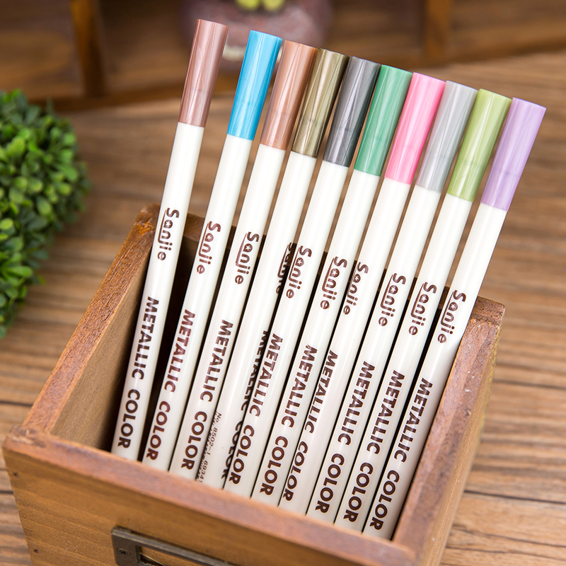 DIY album metal paint pen pen blackboard black card sign-in pen write greeting card photo graffiti pen metal marker pen