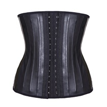 25 Steel Bone Rubber waisttrainer Sports Body Shaping Clothes Corset Belt Abdominal Belt Thin XXLM One Piece