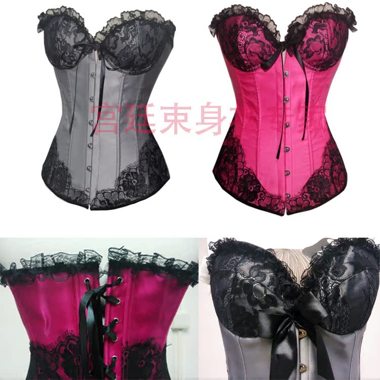 Gothic đầy đủ xoắn ốc thép corset corset bụng corset cơ thể định hình đồ lót tòa án phần eo eo quần áo phụ nữ đồ lót