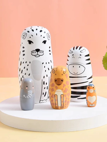 Детские деревянные учебные пособия с животными, Россия, подарок на день рождения