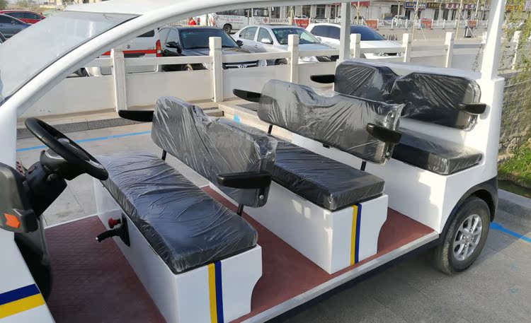 Mới xe điện bốn bánh tuần tra vỏ sắt năng lượng mới khu vực ngắm cảnh tham quan xe thành phố quản lý an ninh tài sản thực thi pháp luật xe - Xe đạp điện xe đạp điện cho học sinh cấp 2