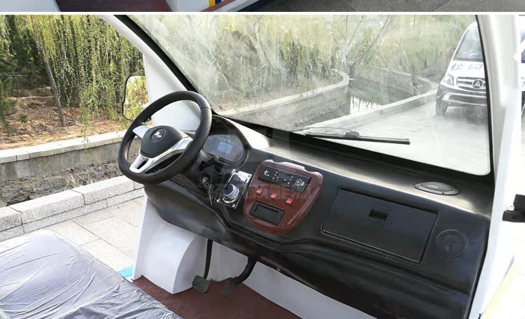 Mới xe điện bốn bánh tuần tra vỏ sắt năng lượng mới khu vực ngắm cảnh tham quan xe thành phố quản lý an ninh tài sản thực thi pháp luật xe - Xe đạp điện xe đạp điện cho học sinh cấp 2