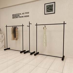Clothing Store Display Stand Black Clothes Rack Women's Clothing Children's Clothing Store Special Floor-Standing Rack I
