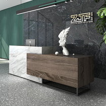 Craftsman shop cashier simple modern counter office consulting reception desk high-end customization company front desk