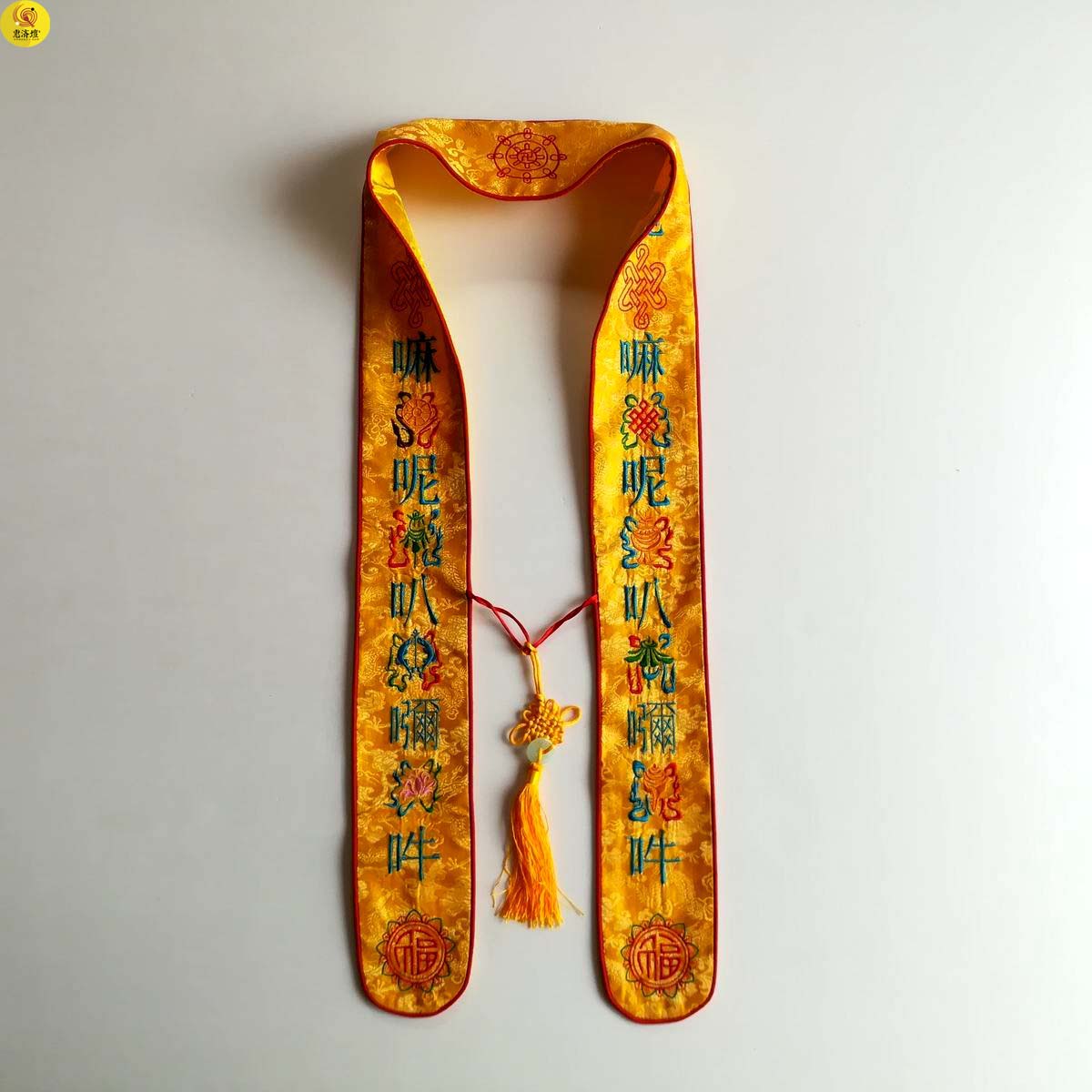 Book the ribbon Law will be a gift with Ping An with the Hada Hada Six words true to the word, the abbot is floating with-Taobao