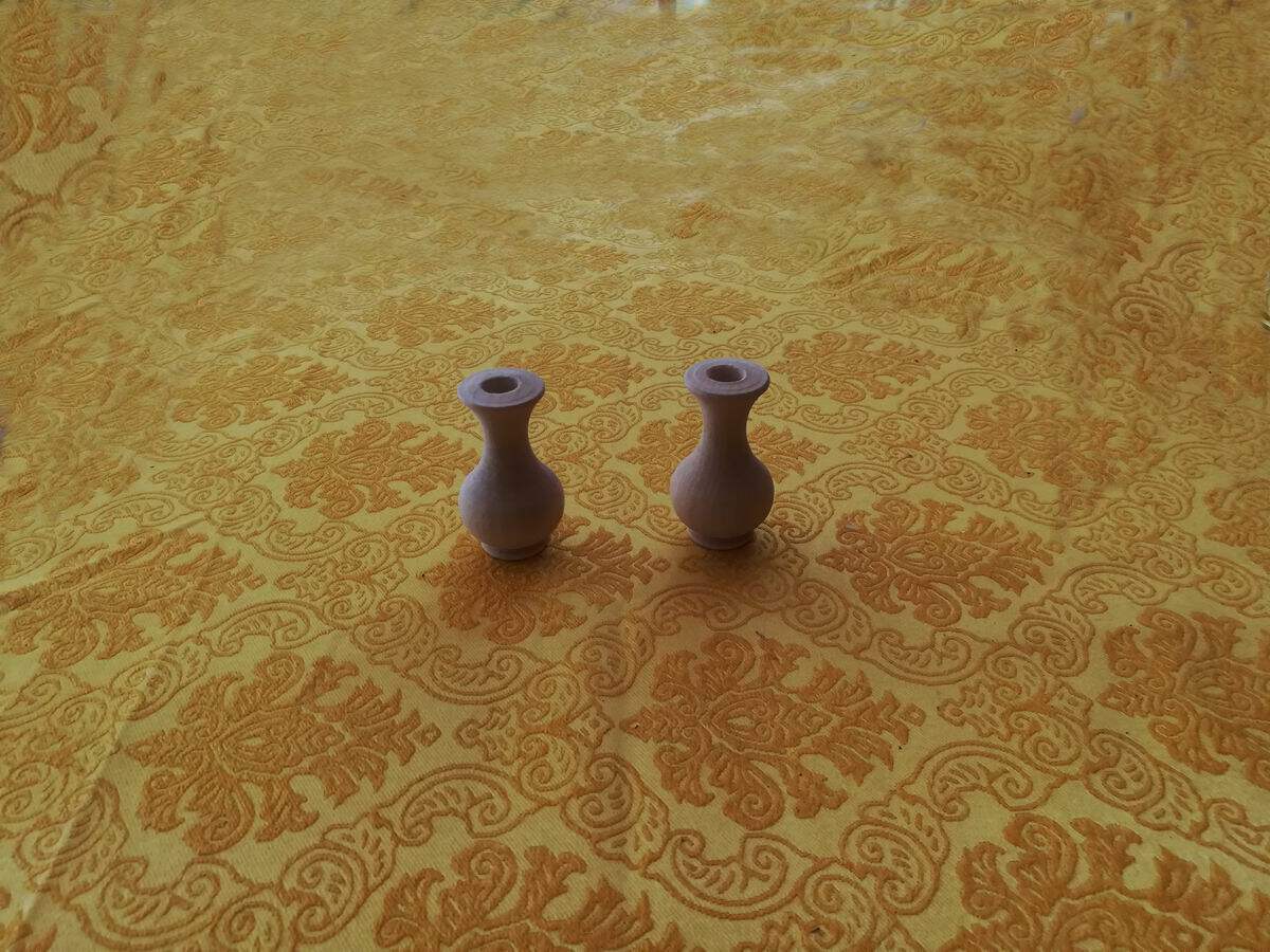 Buddha's supply of Buddhist bottles wood carvings vases buddart flower special bottle pocket vase small vase height 5 7cm single-Taobao