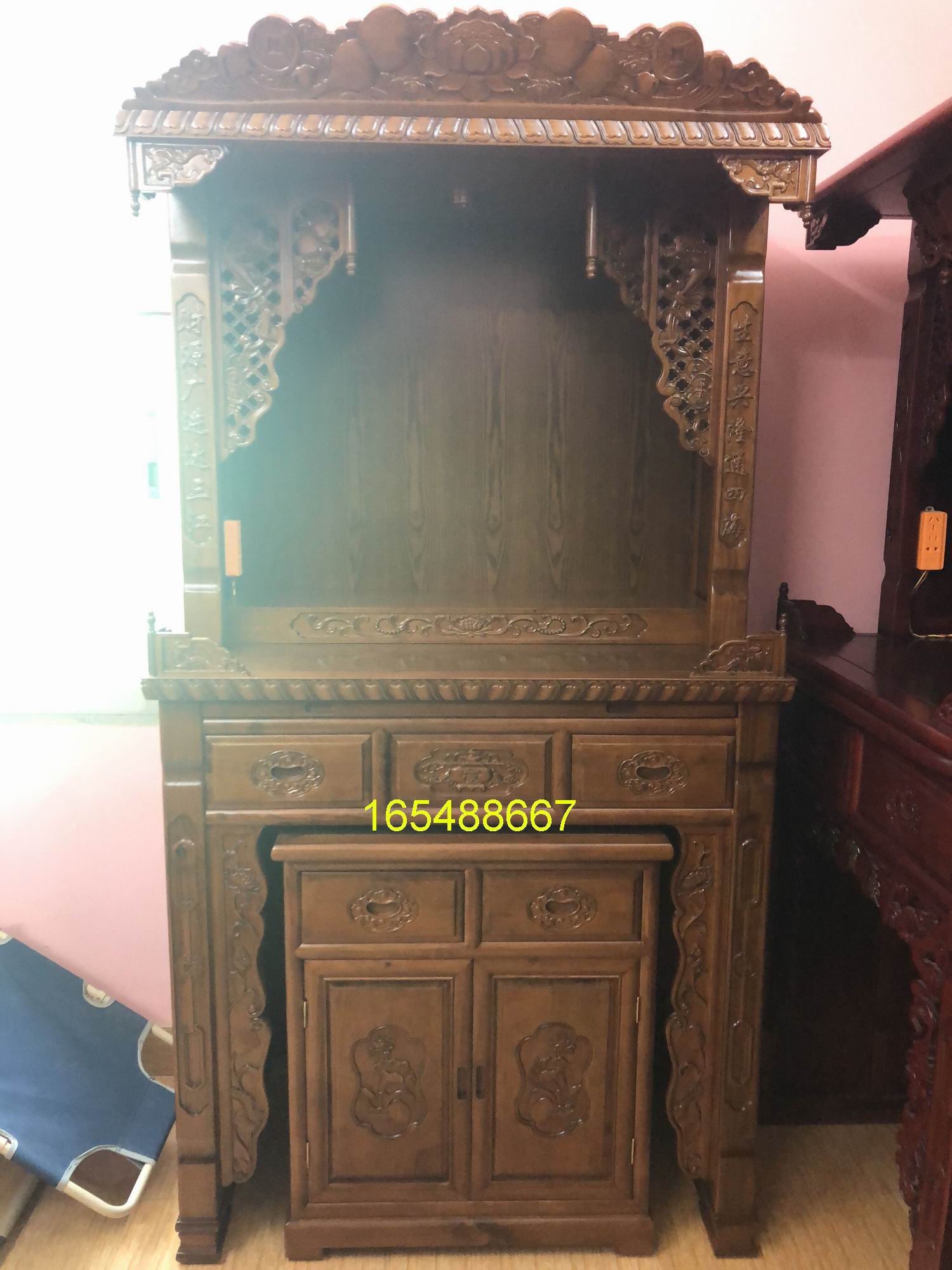Buddha Niche cabinets for the table Shenlou on the floor Buddha niches and niches of the Buddha's niche-Taobao