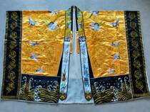 Taoist supplies Taiwan full gold silk Baihe clothing Taoist clothing Taoist high-quality clothing Yellow Crane clothing