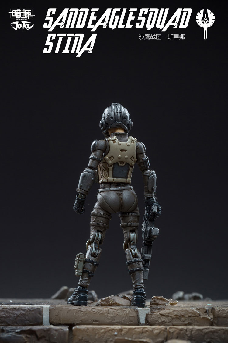 Dòng chiến binh nữ chính hãng sẫm nguồn Sand Eagle Battle Group Stina có thể làm điều đó bằng mô hình JOYTOY Military Soldier 2.5 - Capsule Đồ chơi / Búp bê / BJD / Đồ chơi binh sĩ búp bê đẹp