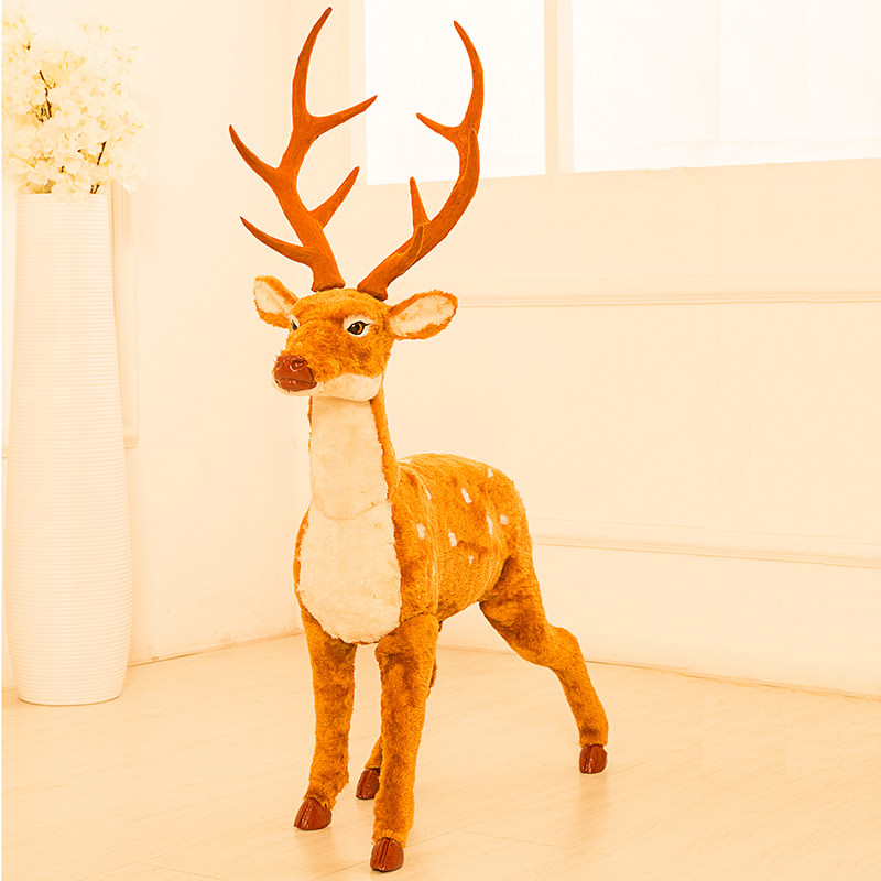 Christmas Decoration Gifts Hotel window deer Yerydeer elk simulated plum deer large hair deer