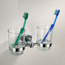 German all-copper upscale bathroom double gargling cup toilet toothbrush cup shelf 2 people with lovers mug suit