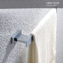 German high-grade all copper solid towel ring toilet towel rack towel hanging bathroom hardware pendant free of punching