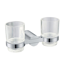 German all-copper round bathroom double gargling cup 2 people with couples cup toilet cup rack suit hardware pendant