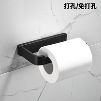 German all-copper upscale electroplating black no cover paper frame bathroom toilet paper towel rack toilet pumping paper frame 15cm