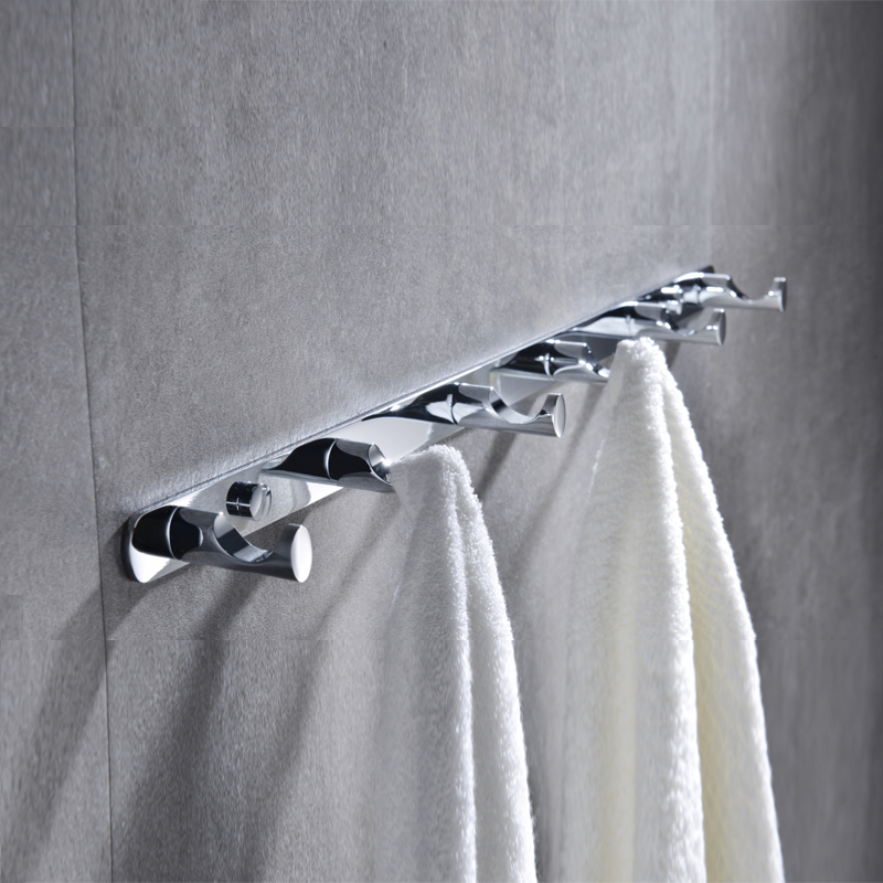 German high end full copper cloak hookup hook Hook Discharge Hook Cosmetic room Toilet Bathroom Hardware Pendant free of punch