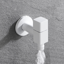 New German European-style full copper white toilet washing machine faucet single cold balcony mop pool 4 out of universal