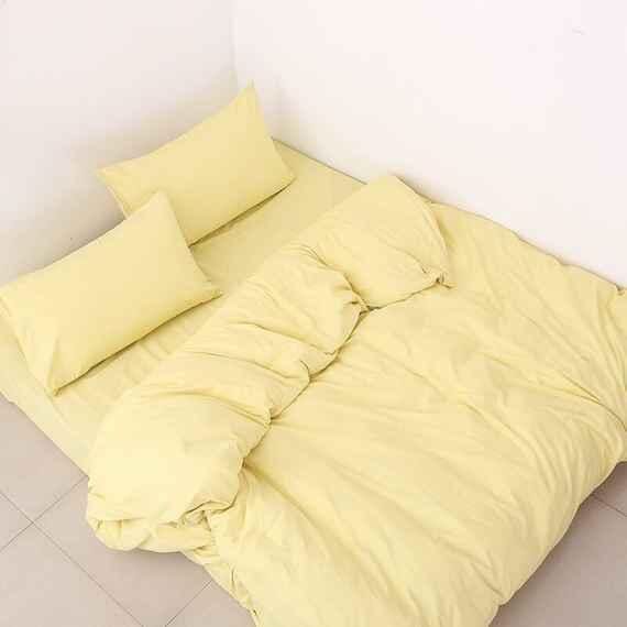 Tây Ban Nha ZA mùa CHỦ màu tối giản rắn gia đình thoải mái bốn! + + Linen chăn gối hai! - Bộ đồ giường bốn mảnh bộ chăn gối