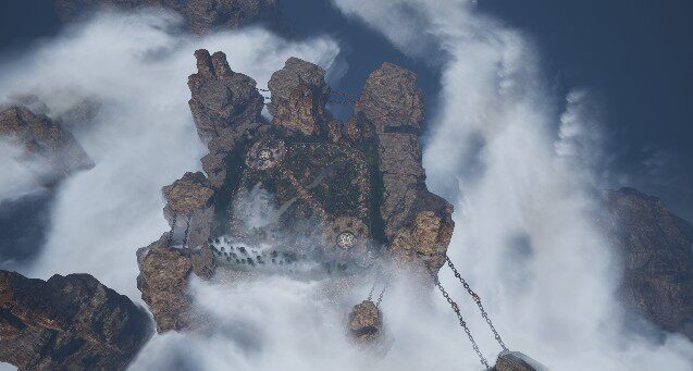 UE4 UE5 Homemade Hero League Game Scenario Illusory Engine Plot down to a high-definition scene screenshot-Taobao