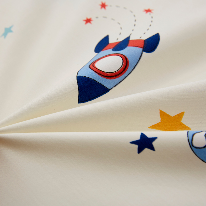 60s Gong satin non-fluorescent agent class A cotton fabric bedding fabric baby cartoon twill custom sheet quilt cover