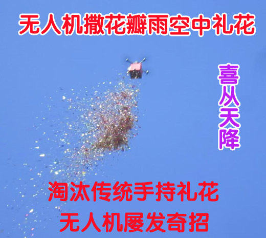 Airdrop Box for Dji Mavic Drone Remote Control to Deploy Petals, Spray Red Packets, and Distribute Flyers