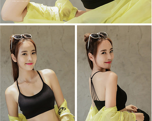 Phần mỏng làm đẹp trở lại đồ lót phụ nữ phù hợp với áo ngực không có vòng thép áo liền mạch nội y đẹp