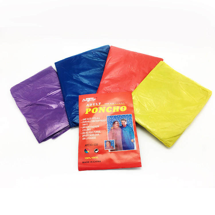 Rafting Raincoat Hot Selling Scenic Spot Outdoor Tourist Thickening Translucent Raincoat 1538 Elastic Band Rain Cape