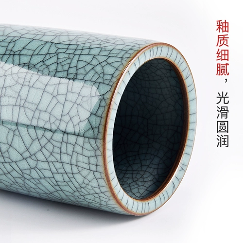 六品堂 Многофункциональный чернильный пруд керамический ручка для мытья ручка ретро -держатель -держатель с ученым Gaifu Taijun практиковал каллиграфию кисти и рисование китайская рисовать чернильные картридж чернильный картридж.