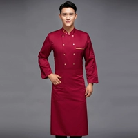 Красный топ + фартук