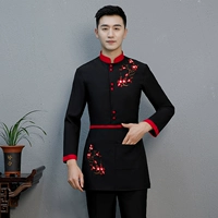 Мужской черный (топ + фартук)