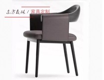 Spot sales office negotiation chair dining chair home simple modern leisure chair solid wood back chair Model Room reception chair