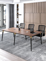Conference table Long table Simple modern long table Office desk Staff training simple workbench Negotiation table and chair combination