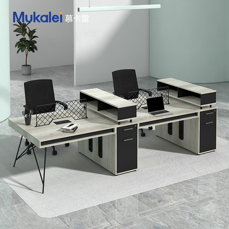Staff Desk 2 4 6 Personnel Station Brief Modern Finance Room Creative Computer Table And Chairs Combination