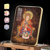 Nanwu Da Wishest Place Bodhisattva Bodhisattva Помещение статуи Будды Тхангка Статуя китайской висящей картинки рамы на заказ хрустальный узел