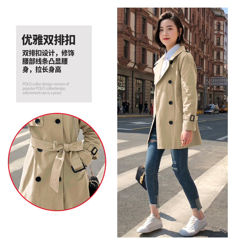 Trench pour femme en Coton - Ref 3227666 Image 11