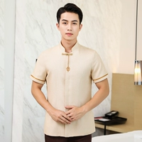 Бежевая футболка, короткий рукав