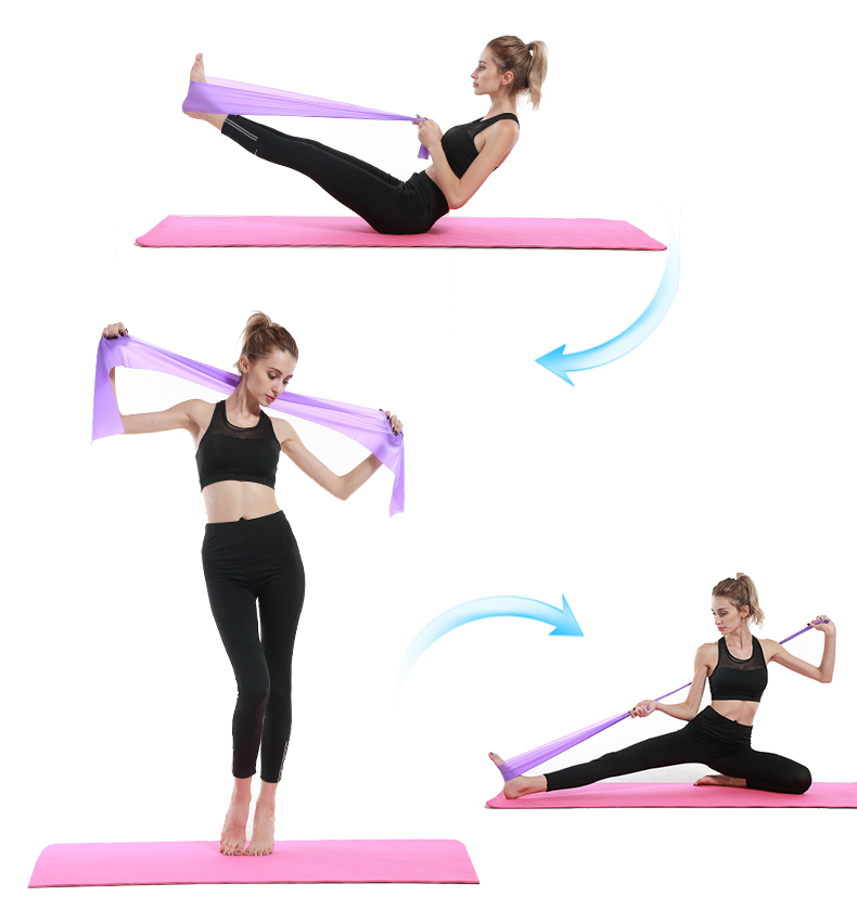 Phụ nữ Yoga Rally Belt Đàn hồi Ban nhạc Sức mạnh của đàn ông Huấn luyện sức đề kháng Ban nhạc thể thao áo bra tập yoga