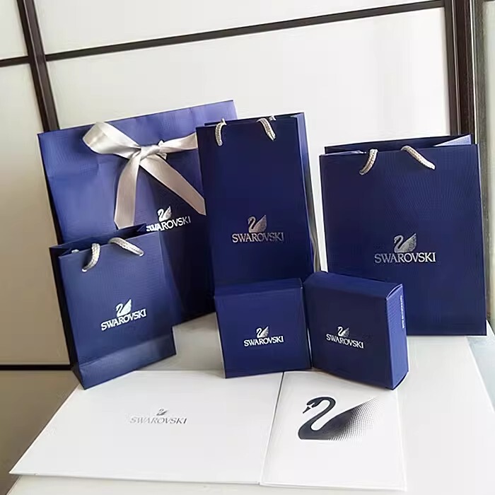 Swrovski Swarovski Chinese Valentine's Day Gift Packaging Box Gift Bag Set Necklace Bracelet Gift Box