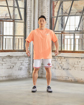 Summer New Olympia Short Sleeve Men Sports Fitness Running Exercise Basketball Pure Cotton T-Shirt Bike Ride