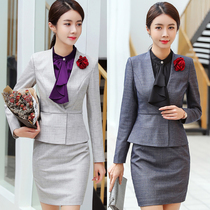 Business professional suit women's suit hotel OL is pretending to be a beautician fashioner work clothes